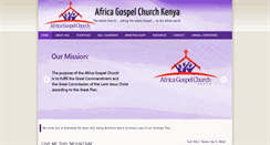 Desktop Screenshot of agckenya.org