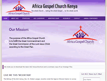 Tablet Screenshot of agckenya.org